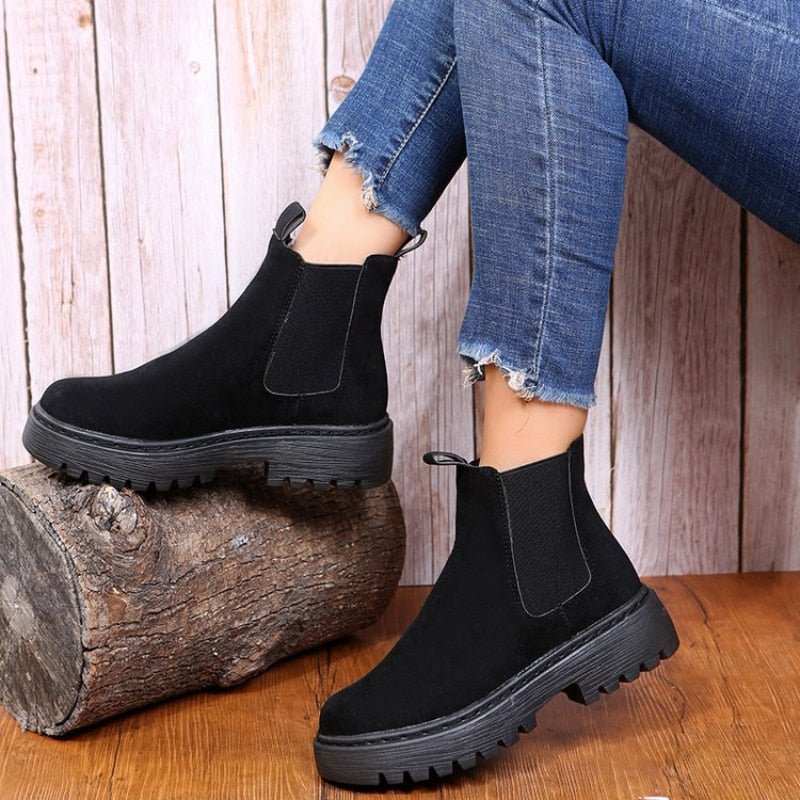 Platform Chelsea Boots For Women