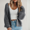 Chunky Knit Button Cardigan with Luxe Texture For Women