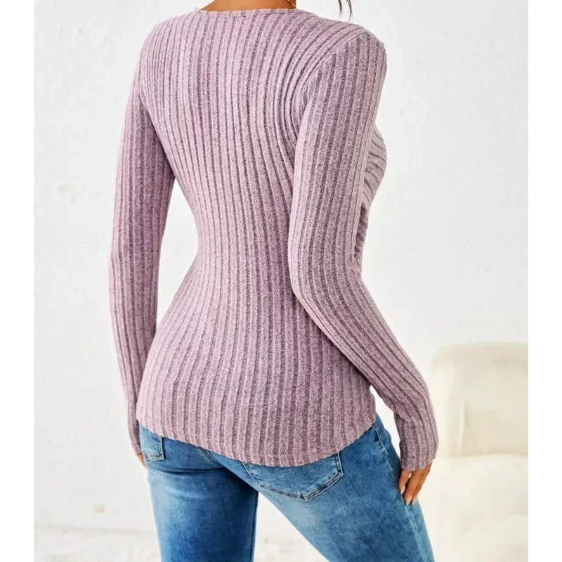 Tummy Tucking Long Sleeve Top