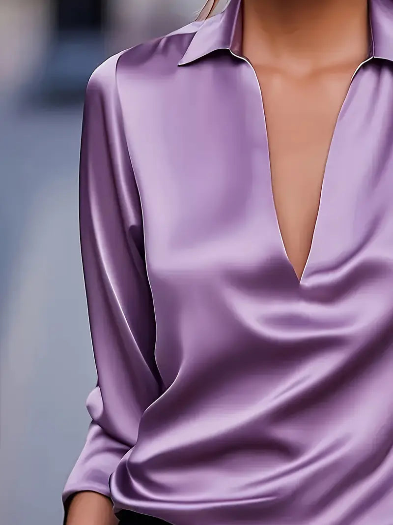 Premium V-Neck Blouse