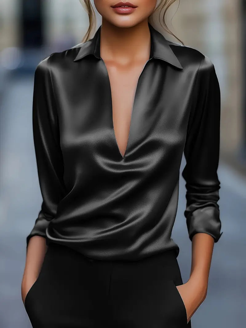 Premium V-Neck Blouse