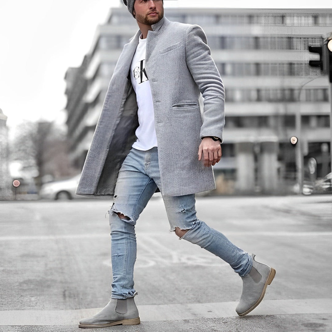 Men's Slim-Fit Topcoat