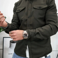 Men's Long Sleeve Shirt Jacket