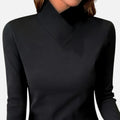 Elegant Cross Neck Top For Women
