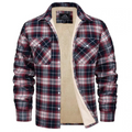 Men's Sherpa Lined Plaid Jacket