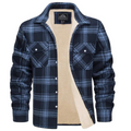 Men's Sherpa Lined Plaid Jacket