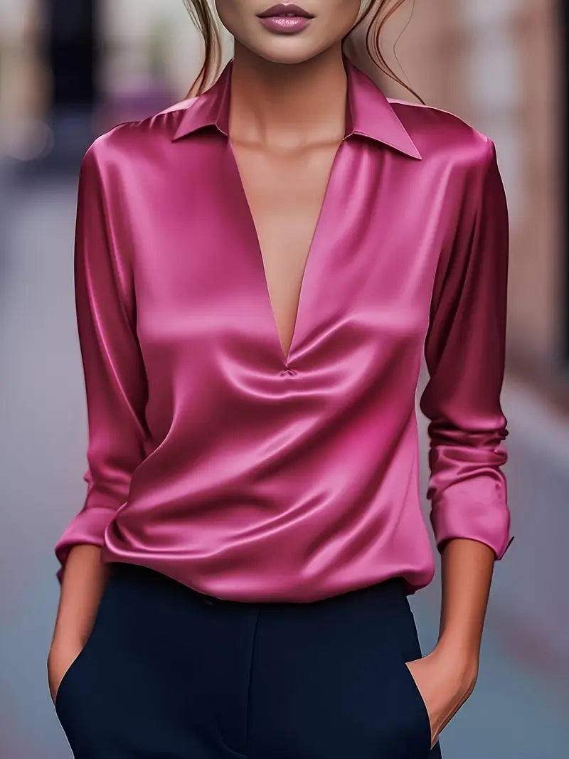 Premium V-Neck Blouse