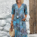 Colorful Midi Dress