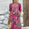 Colorful Midi Dress