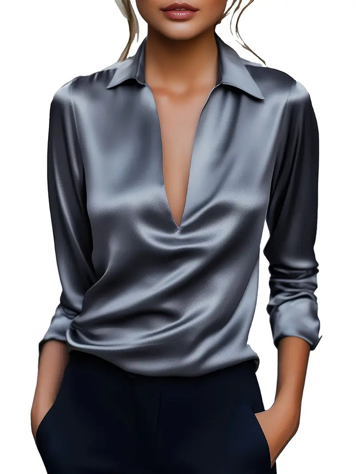 Premium V-Neck Blouse