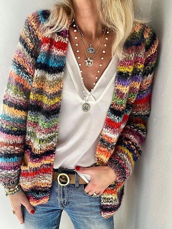 Women's Open Front Knit Cardigan