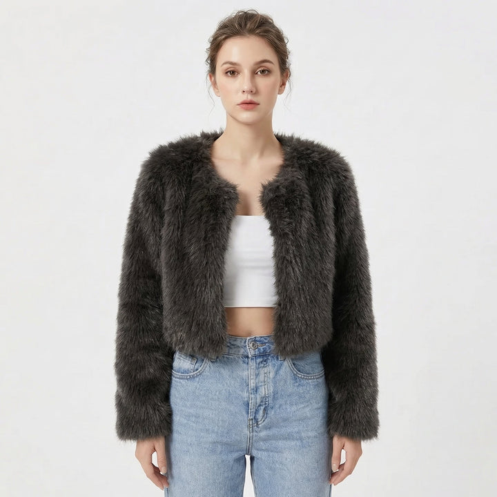 Luxe Faux Fur Jacket For Women