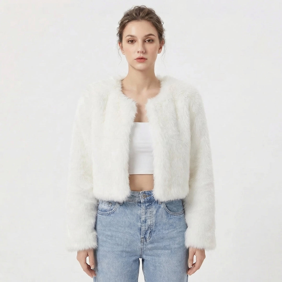 Luxe Faux Fur Jacket For Women
