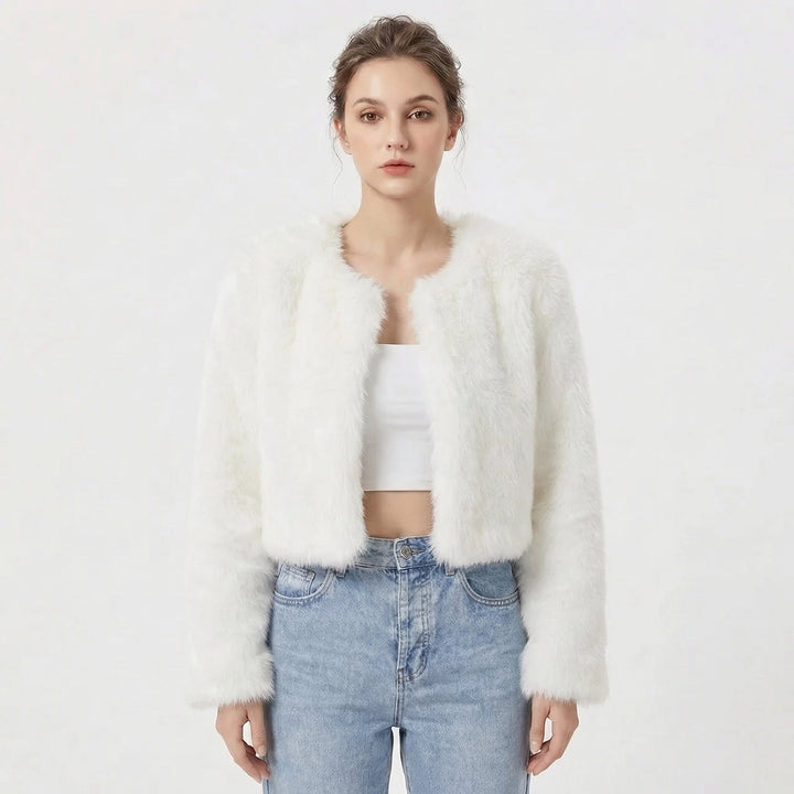 Luxe Faux Fur Jacket For Women