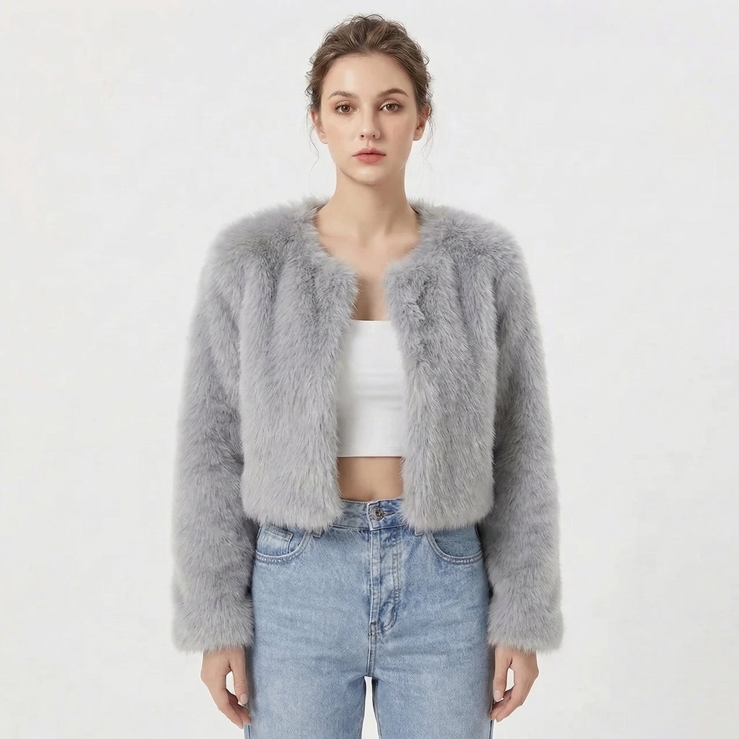 Luxe Faux Fur Jacket For Women