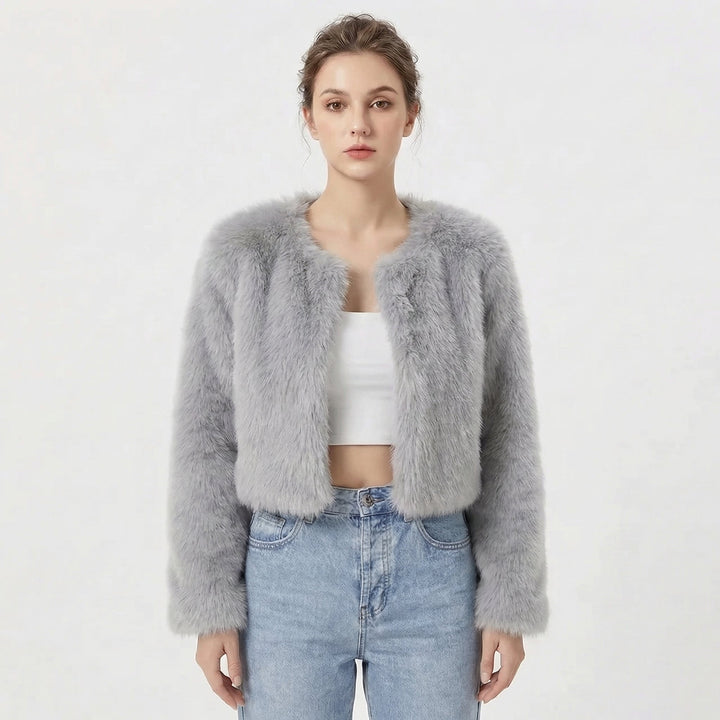 Luxe Faux Fur Jacket For Women