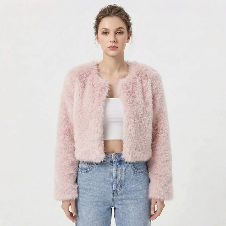 Luxe Faux Fur Jacket For Women