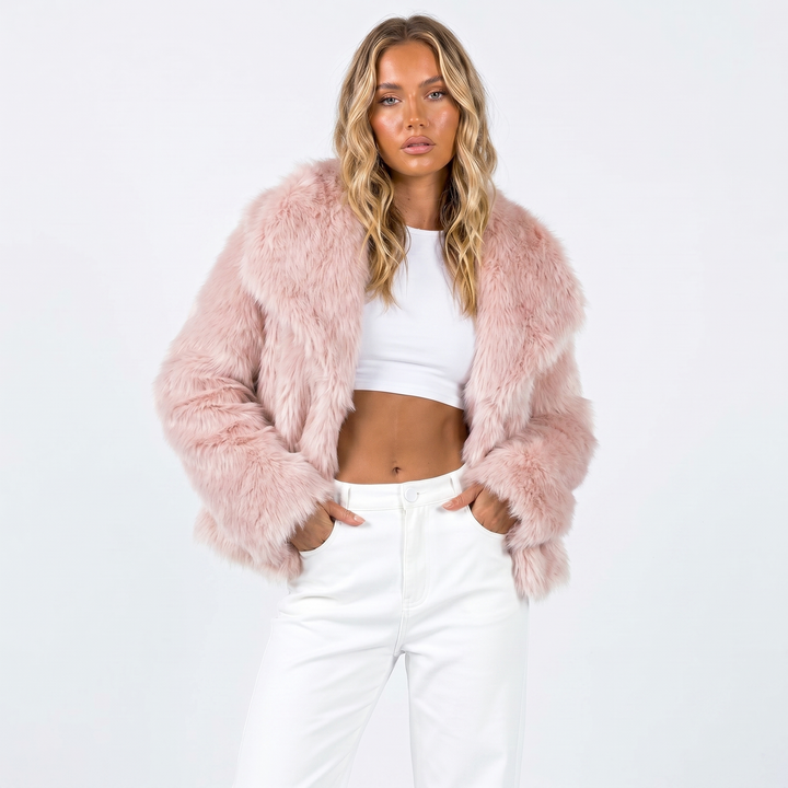Luxury Faux Fur Jacket For Women