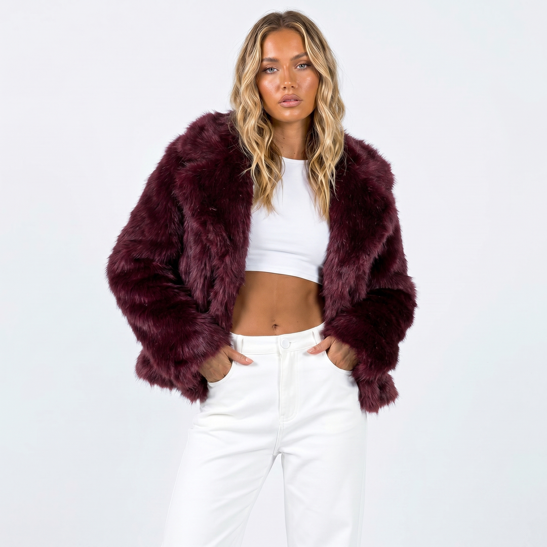 Luxury Faux Fur Jacket For Women