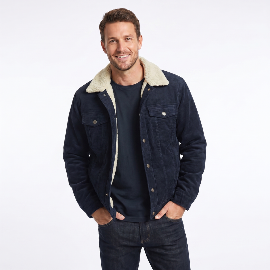 Sherpa Corduroy Jacket For Men