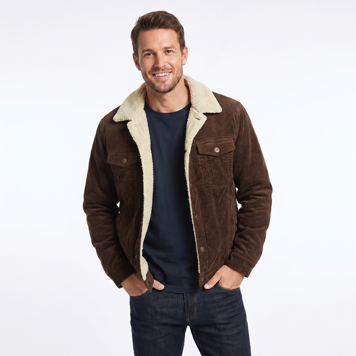 Sherpa Corduroy Jacket For Men