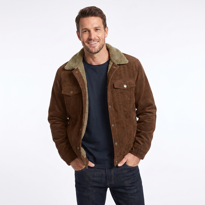 Sherpa Corduroy Jacket For Men