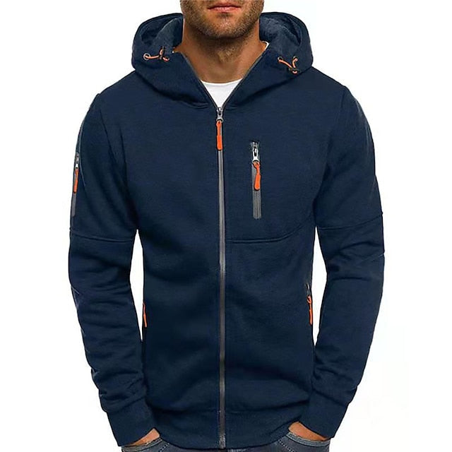 Men's Cotton Zip-Up Hoodie