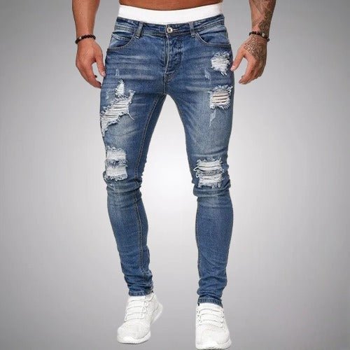 Men's Skinny Ripped Jeans