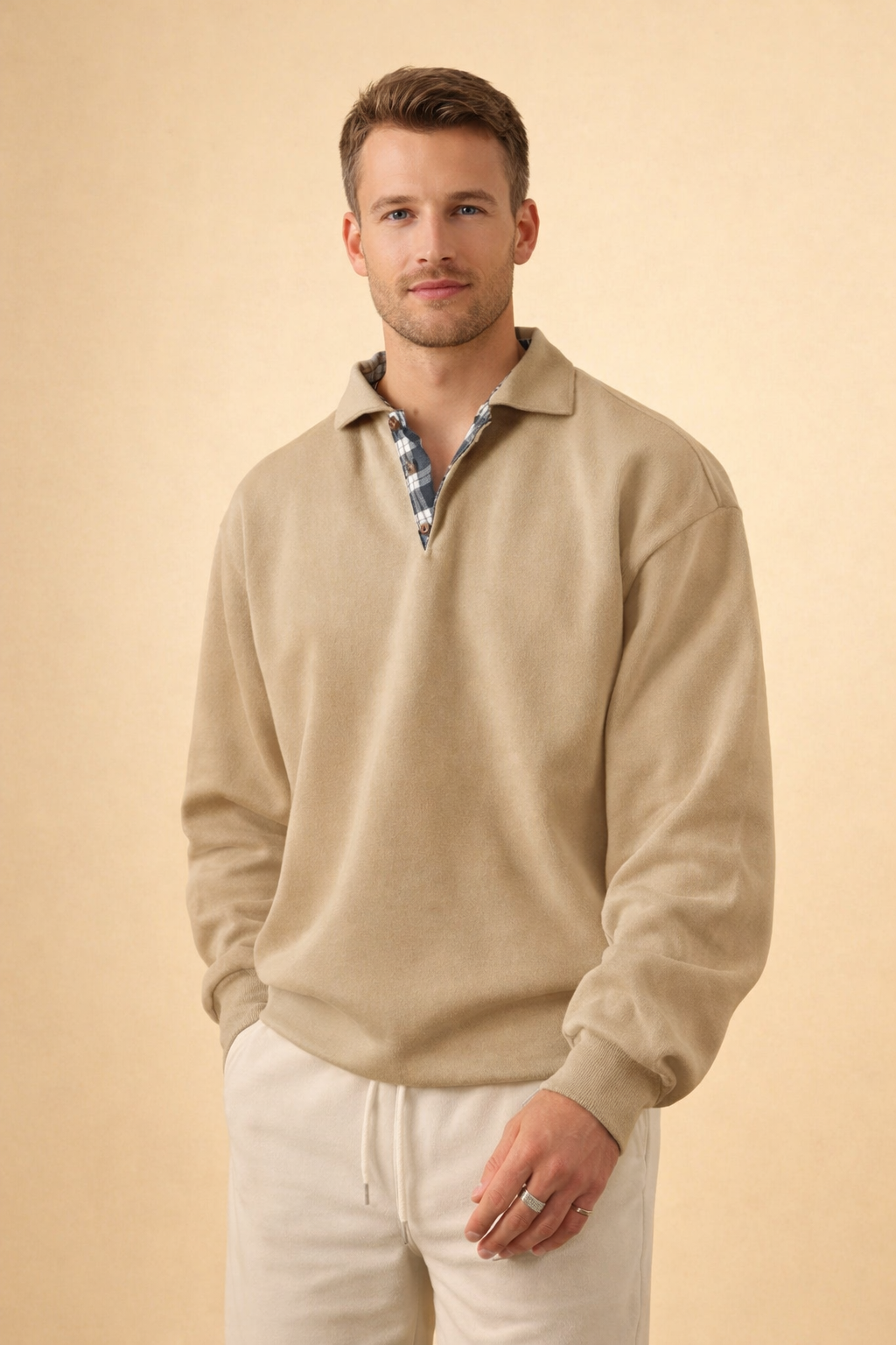 Premium Casual Knit Polo For Men