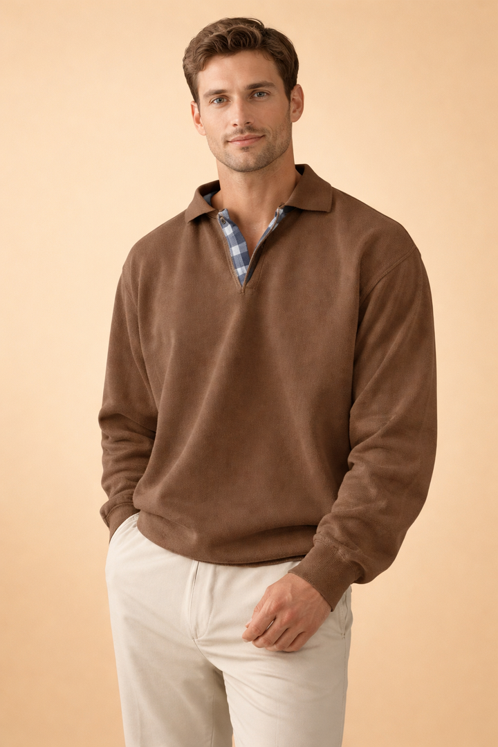 Premium Casual Knit Polo For Men