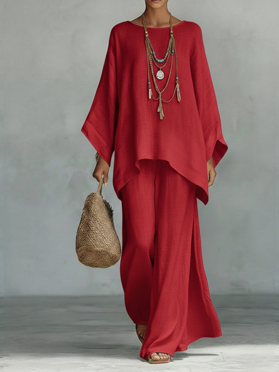 Elegant Oversized Two-Piece Set