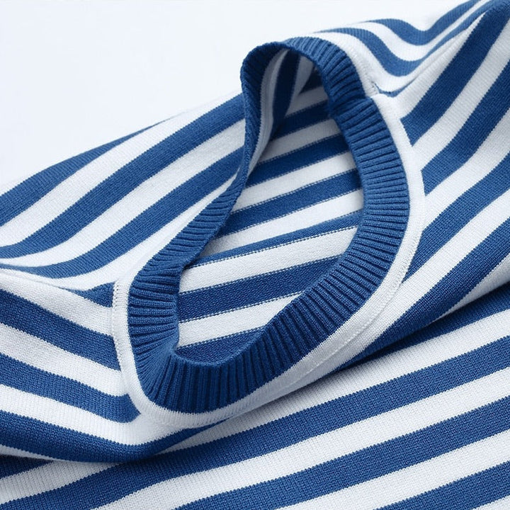Women's Striped Long Sleeve Sweater