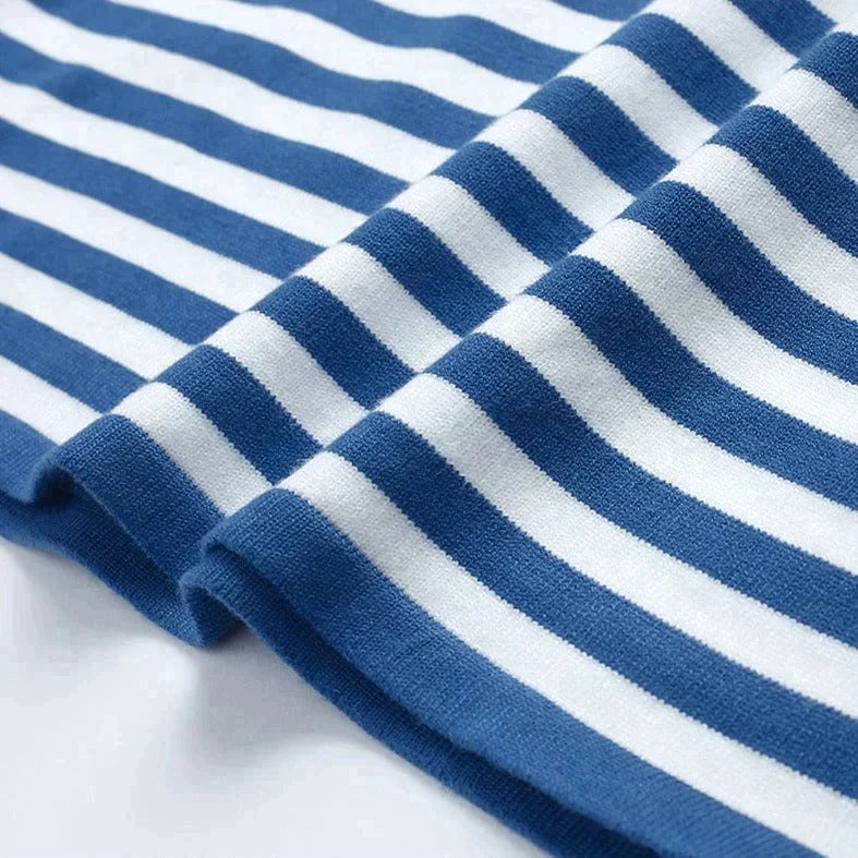 Women's Striped Long Sleeve Sweater