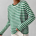Women's Striped Long Sleeve Sweater