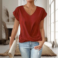 Casual Sweetheart Neck T-Shirt