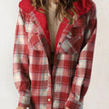 Women's Hooded Plaid Jacket