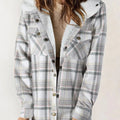 Women's Hooded Plaid Jacket