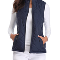 Women's Quilted Zip Front Vest