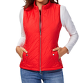 Women's Quilted Zip Front Vest