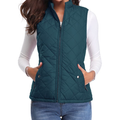 Women's Quilted Zip Front Vest