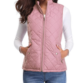 Women's Quilted Zip Front Vest