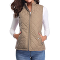 Women's Quilted Zip Front Vest