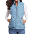 Women's Quilted Zip Front Vest