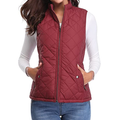 Women's Quilted Zip Front Vest