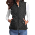 Women's Quilted Zip Front Vest