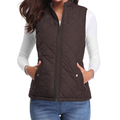 Women's Quilted Zip Front Vest