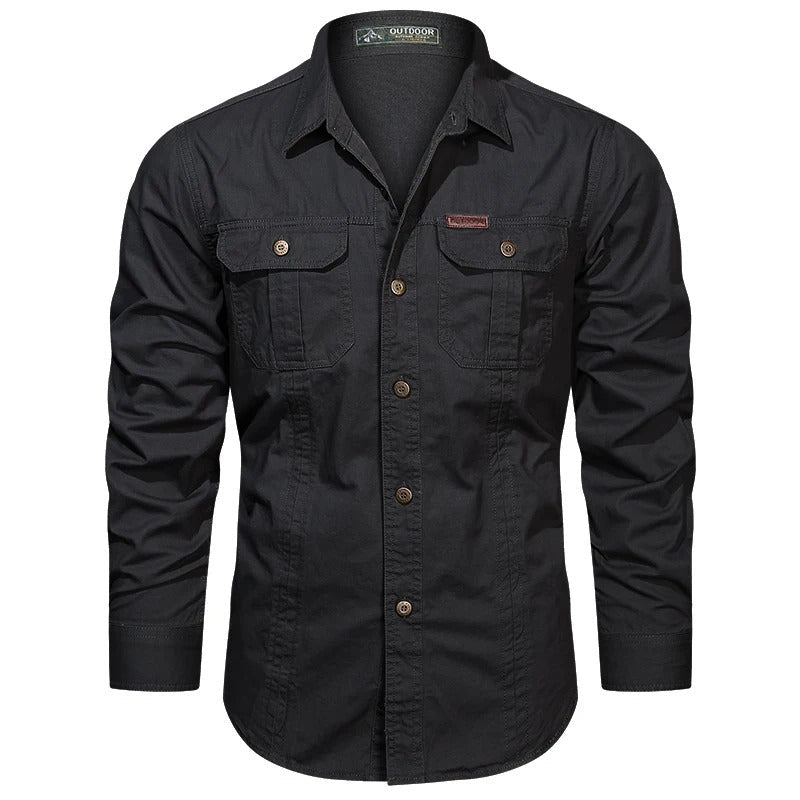 Men's Long Sleeve Button-Down Shirt