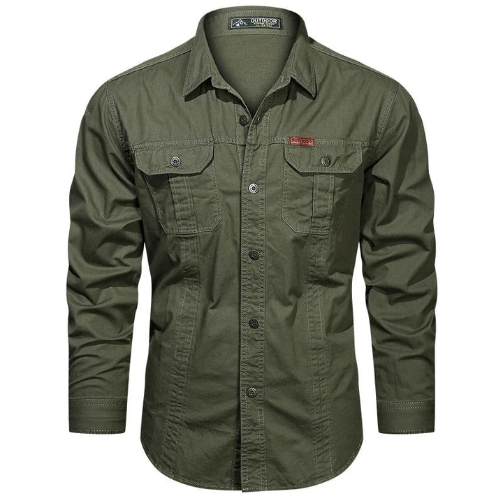 Men's Long Sleeve Button-Down Shirt