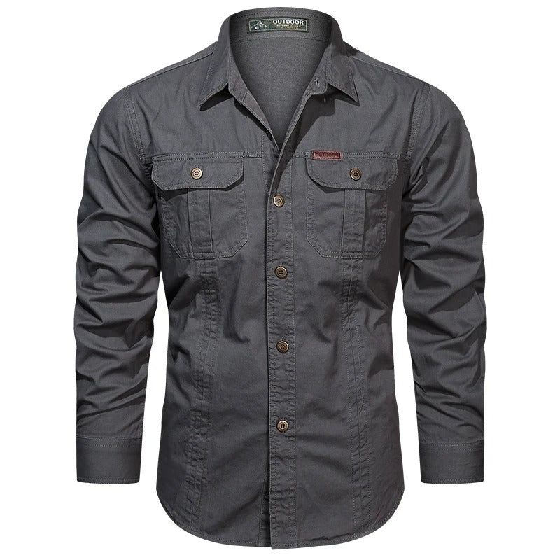 Men's Long Sleeve Button-Down Shirt