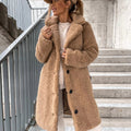 Women's Oversized Teddy Long Coat